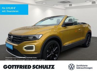 Second-hand VW T-Roc Style 150 CP (110 kW) 2021 Galben SUV