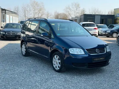 Gebraucht VW Touran Goal 116 PS (85 kW) 2006 Blau Van / Kleinbus