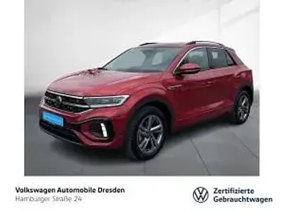 Second-hand VW T-Roc R-line 150 CP (110 kW) 2025 Roșu SUV