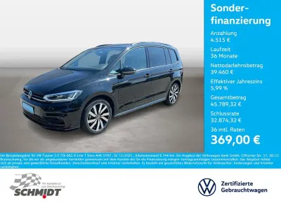 Gebraucht VW Touran Highline 150 PS (110 kW) 2025 Schwarz Van / Kleinbus