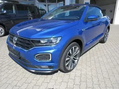 Gebraucht VW T-Roc Cabriolet R-line 150 PS (110 kW) 2020 Blau Cabrio