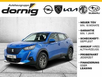 Gebraucht Peugeot e-2008 Active 100 kW (136 PS) 2021 Vertigo blau SUV