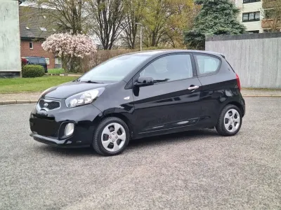 Gebraucht Kia Picanto Edition 7 69 PS (50 kW) 2014 Schwarz Kleinwagen
