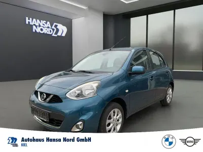 Gebraucht Nissan Micra Acenta 80 PS (58 kW) 2015 Blau Kleinwagen