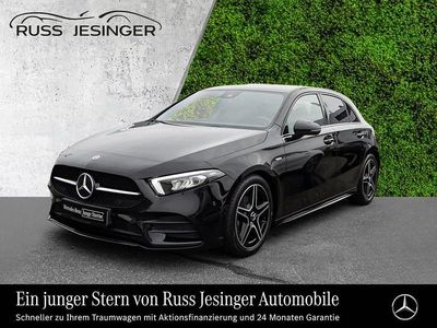 Usata Mercedes A180 AMG line 136 CV (100 kW) 2021 Nero Berlina