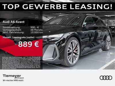 Schwarz Neu 2025 Audi A6 S-Line Kombi | 87.890 € (Fairer Preis)