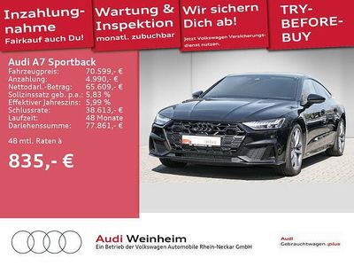 Gebraucht Audi A7 S-Line 265 PS (194 kW) 2024 Schwarz Limousine