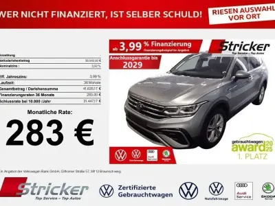 Gebraucht VW Tiguan Allspace Elegance 193 PS (141 kW) 2024 Pyritsilber metallic (metallic) SUV
