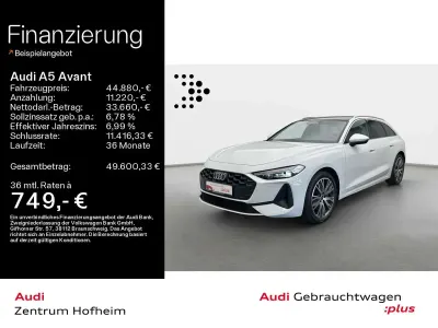 Gebraucht Audi A5 Sport 204 PS (150 kW) 2025 Gletscherweiß metallic Kombi