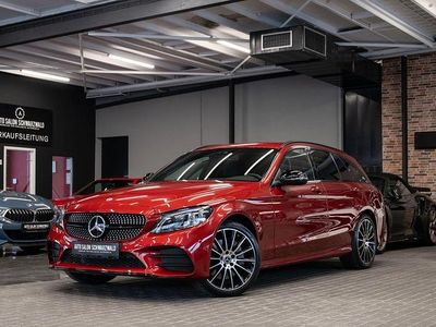 Rot Gebraucht 2018 Mercedes C400 AMG line Limousine | 34.990 € (Fairer Preis)