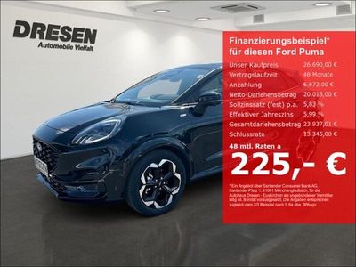 Schwarz Gebraucht 2025 Ford Puma ST-Line X SUV | 26.690 € (Teuer)