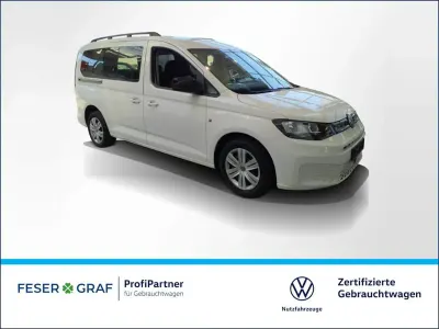 Gebraucht VW Caddy Maxi Basis 122 PS (89 kW) 2022 Weiß Van / Kleinbus