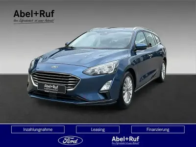 Gebraucht Ford Focus Titanium 125 PS (91 kW) 2021 Blau Kombi