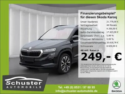 Gebraucht Skoda Karoq Tour 150 PS (110 kW) 2022 Schwarz SUV
