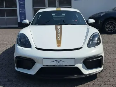 Gebraucht Porsche 718 Cayman GT4 Chrono 420 PS (308 kW) 2021 Weiß Coupé