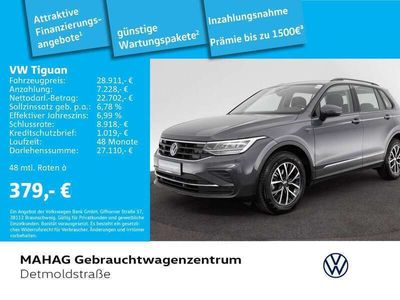 Delfingrau metallic Gebraucht 2023 VW Tiguan Life SUV | 31.794 € (Fairer Preis)