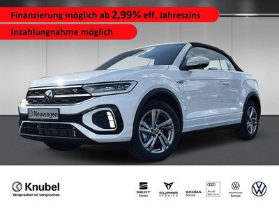 Neu VW T-Roc Cabriolet R-line 150 PS (110 kW) 2025 Pure white Cabrio