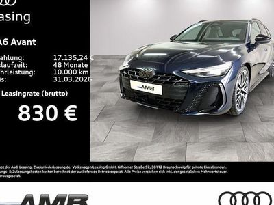 Neu Audi A6 S-Line 367 PS (269 kW) 2025 Firmamentblau metallic Kombi