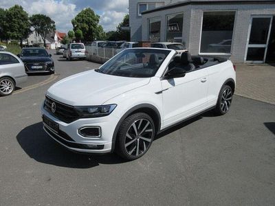 Gebraucht VW T-Roc Cabriolet R-line 150 PS (110 kW) 2021 Weiß Cabrio