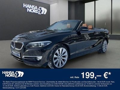 Gebraucht BMW 218 Luxury Line 150 PS (110 kW) 2018 Schwarz Cabrio