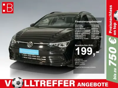 Gebraucht VW Golf VIII R-line 131 PS (96 kW) 2024 Schwarz Kombi