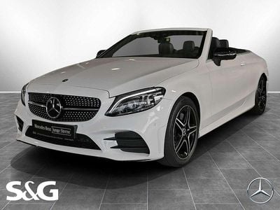 Brugt Mercedes C200 Night 184 HK (135 kW) 2022 Hvid Cabriolet