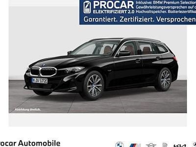 Schwarz Gebraucht 2022 BMW 320e Sport Line Kombi | 26.260 € (Fairer Preis)