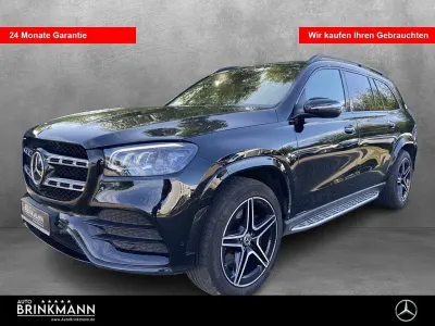 Gebraucht Mercedes GLS400 AMG line 330 PS (242 kW) 2023 Metalliclack obsidianschwarz SUV