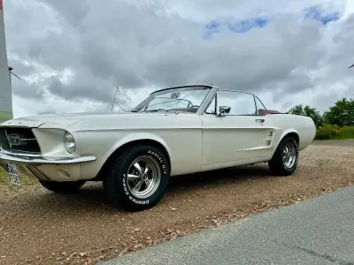 Second-hand Ford Mustang 200 CP (147 kW) 1967 Alb Cabrio