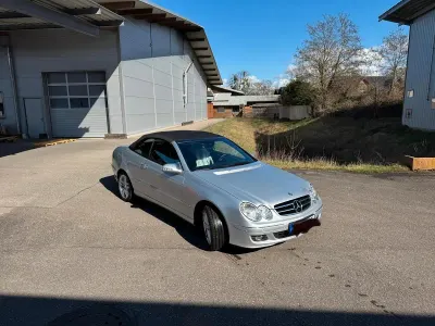 Gebraucht Mercedes CLK200 2008 Silber Cabrio