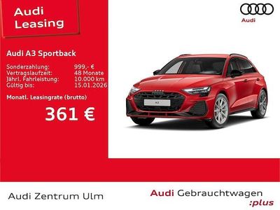 Progressivrot metallic Gebraucht 2025 Audi A3 Sportback e-tron S-Line Kleinwagen | 43.430 €