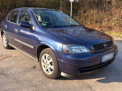 Gebraucht Opel Astra Selection 101 PS (74 kW) 2001 Blau Limousine