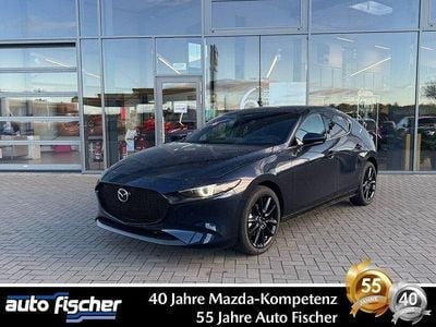 Neu Mazda 3 Exclusive-Line 186 PS (136 kW) 2025 Deep crystal blue Limousine