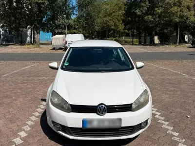 Gebraucht VW Golf VI 110 PS (80 kW) 2009 Weiß Kleinwagen