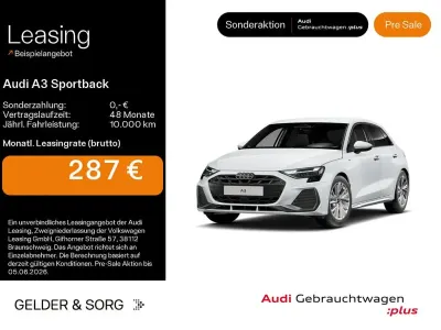 Używany Audi A3 Ambiente 150 KM (110 kW) 2025 Biały Sedan/Limuzyna