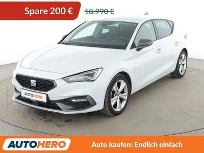 Gebraucht Seat Leon FR 131 PS (96 kW) 2020 Weiß Limousine