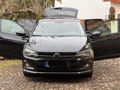 Gebraucht VW Polo Highline 95 PS (69 kW) 2021 Schwarz Kleinwagen