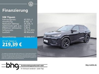 Gebraucht VW Tiguan R-line 193 PS (141 kW) 2025 Schwarz SUV