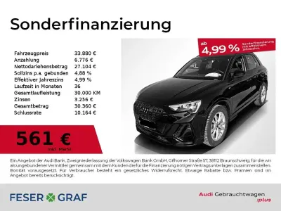 Brugt Audi Q3 S-Line 150 HK (110 kW) 2025 Sort SUV