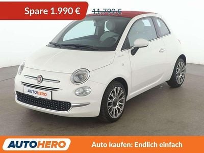 Gebraucht Fiat 500C Dolcevita 69 PS (50 kW) 2022 Bianco bianco/ bossa nova/calc Cabrio