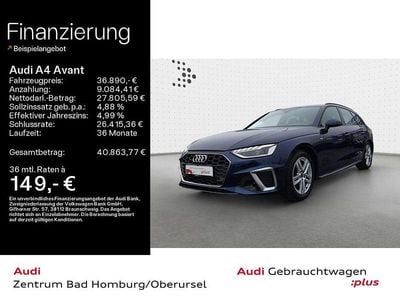 Navarrablau metallic Gebraucht 2024 Audi A4 S-Line Kombi | 36.890 € (Fairer Preis)