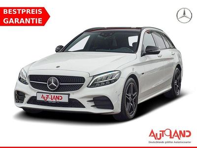 Polarweiss Gebraucht 2020 Mercedes C300e AMG line Kombi | 31.950 € (Teuer)