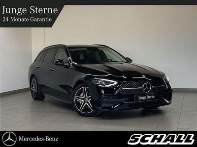 Schwarz Gebraucht 2022 Mercedes C300e AMG Limousine | 38.747 € (Teuer)