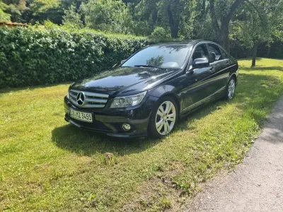 Używany Mercedes C280 Avantgarde 231 KM (169 kW) 2008 Czarny Sedan/Limuzyna