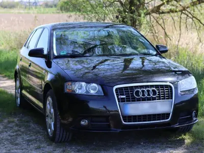 Gebraucht Audi A3 Sportback S-Line 140 PS (102 kW) 2007 Schwarz Kleinwagen