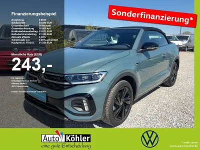 Gebraucht VW T-Roc Cabriolet R-line 150 PS (110 kW) 2025 Blau Cabrio