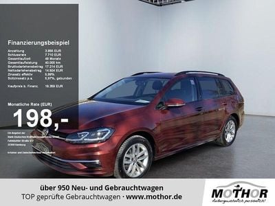 Usata VW Golf VII Comfortline 150 CV (110 kW) 2019 Rosso Station wagon
