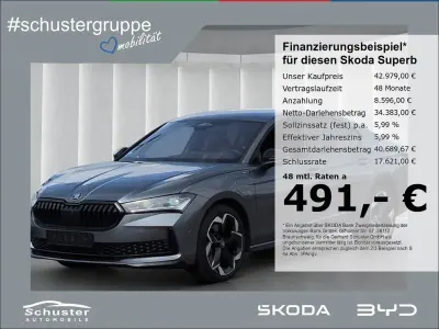Gebraucht Skoda Superb SportLine 204 PS (150 kW) 2025 Grau Limousine