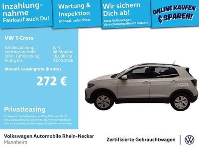 Ascotgrau Gebraucht 2024 VW T-Cross Life SUV | 23.751 € (Fairer Preis)