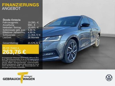 Grau Gebraucht 2022 Skoda Octavia SportLine Kombi | 19.390 € (Fairer Preis)